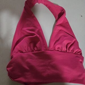 SHEIN Bright Pink Halter Top
